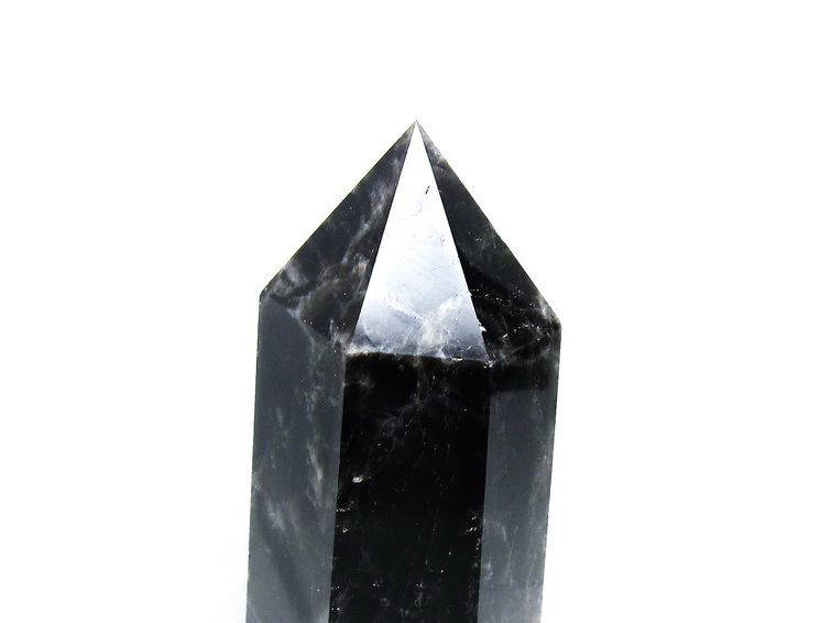 モリオン 純天然 黒水晶 六角柱[T43-7690] 3枚目
