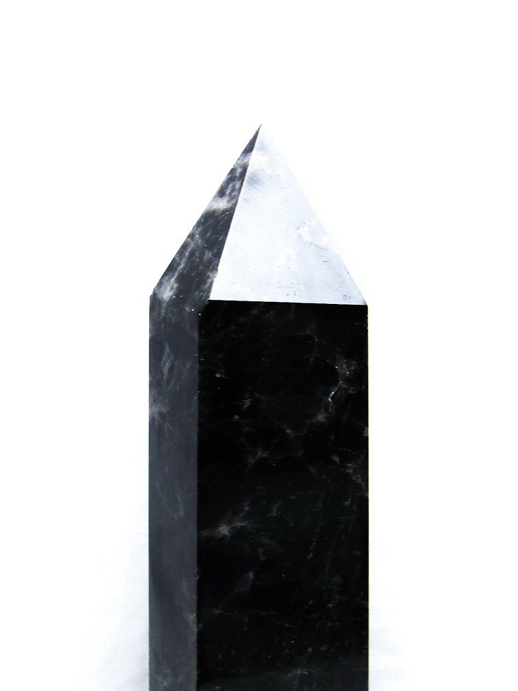 1.5Kg モリオン 純天然 黒水晶 六角柱[T43-7720] 2枚目