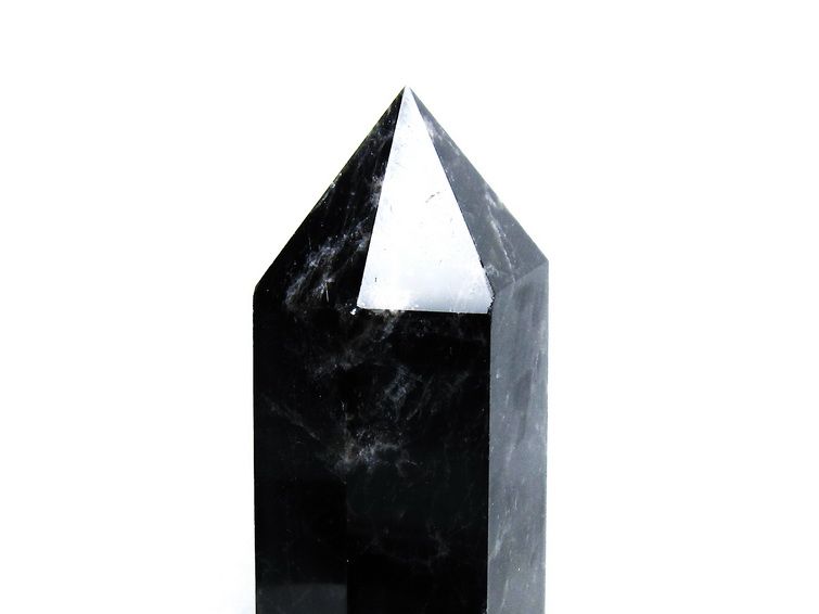 1.5Kg モリオン 純天然 黒水晶 六角柱[T43-7720] 3枚目