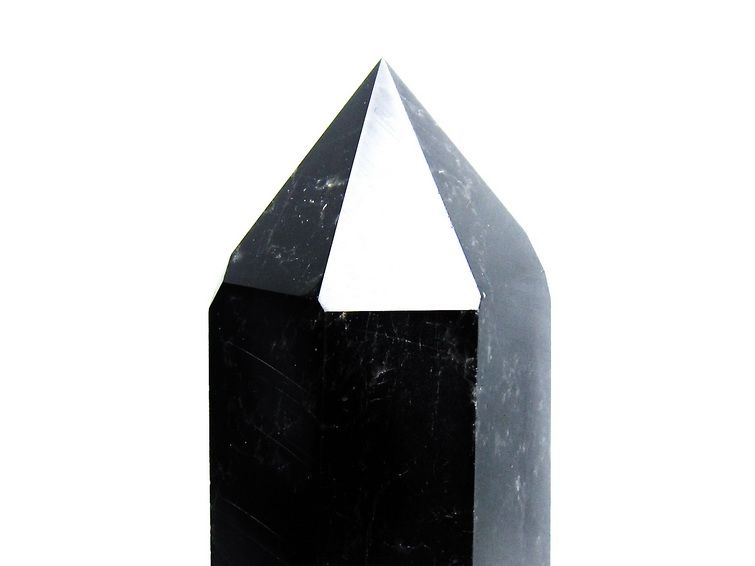 3.5Kg モリオン 純天然 黒水晶 六角柱[T43-7726] 3枚目