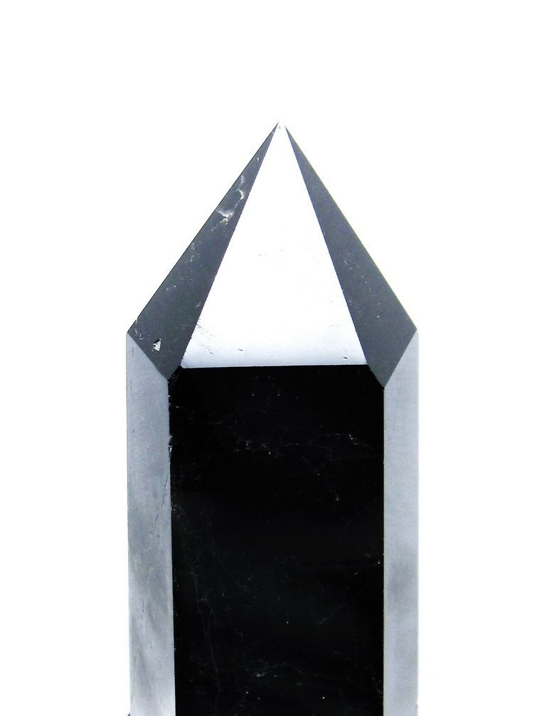 2.2Kg モリオン 純天然 黒水晶 六角柱[T43-7730] 2枚目
