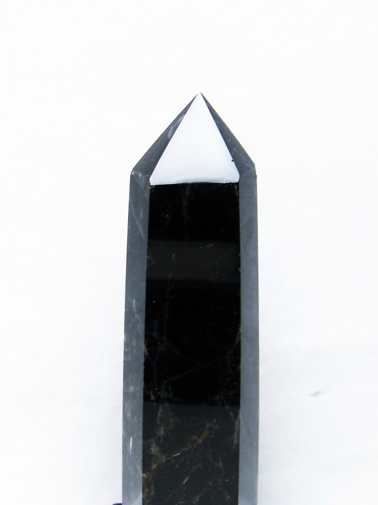 モリオン 純天然 黒水晶 六角柱[T43-8175] 2枚目