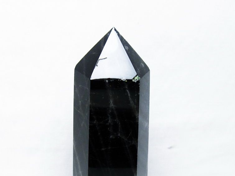 モリオン 純天然 黒水晶 六角柱[T43-8183] 2枚目