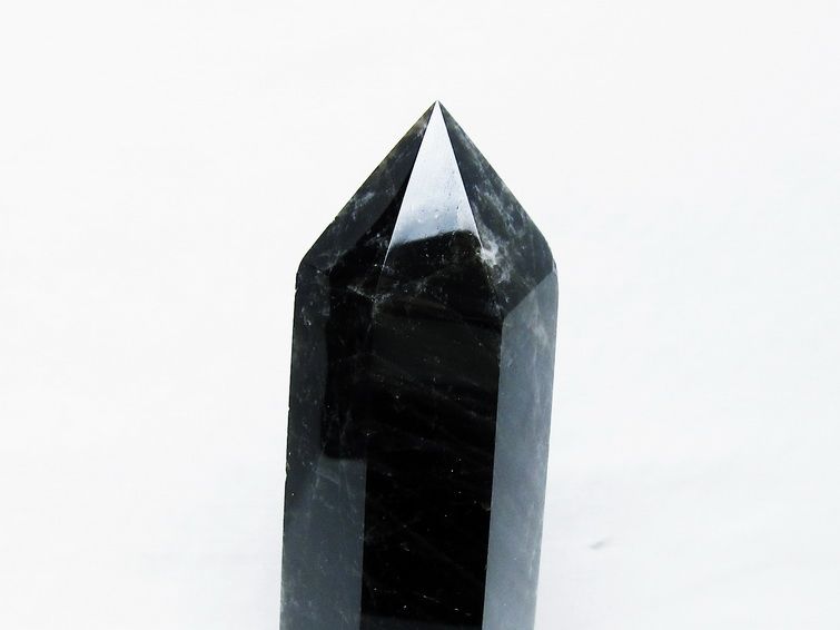 モリオン 純天然 黒水晶 六角柱[T43-8186] 3枚目