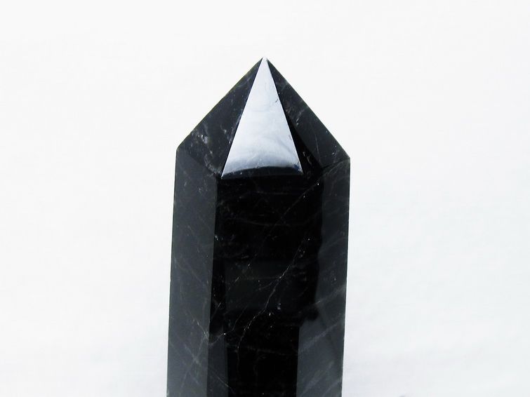 モリオン 純天然 黒水晶 六角柱[T43-8191] 3枚目