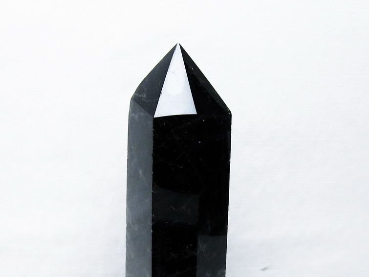 モリオン 純天然 黒水晶 六角柱[T43-8195] 3枚目