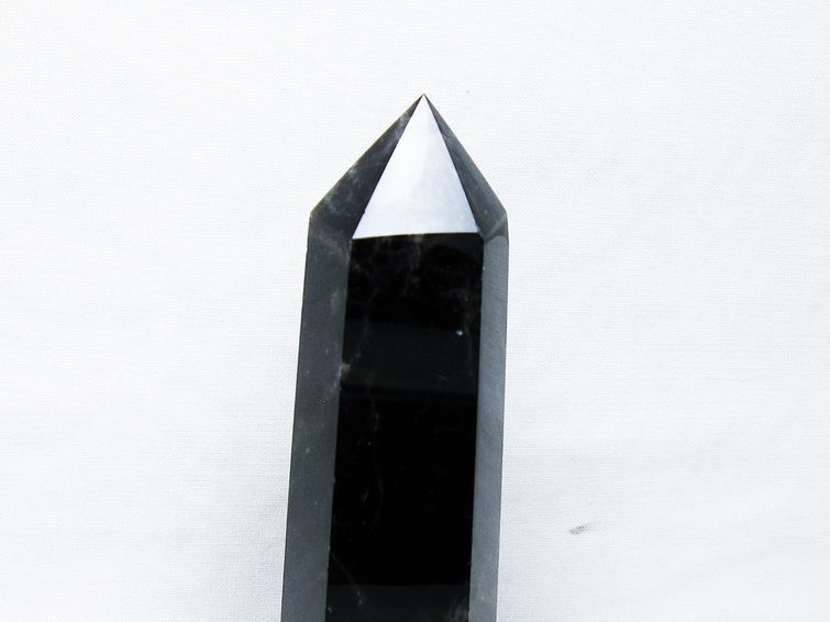 モリオン 純天然 黒水晶 六角柱[T43-8203] 2枚目