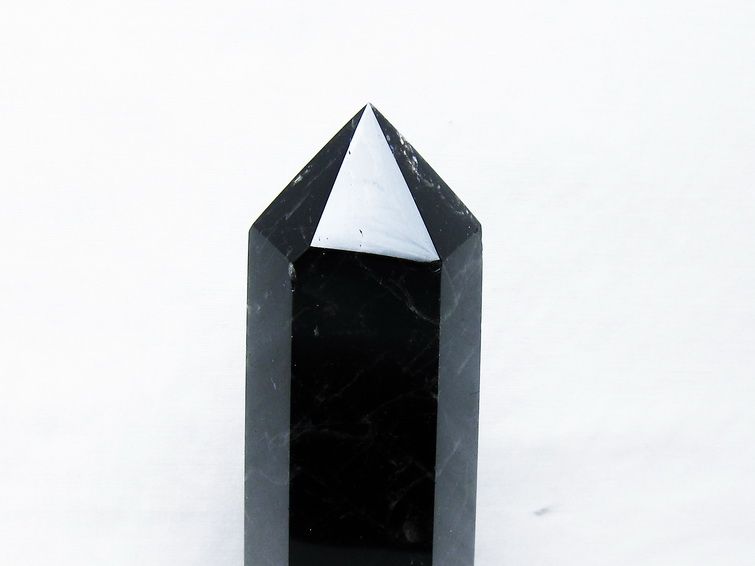 モリオン 純天然 黒水晶 六角柱[T43-8204] 2枚目