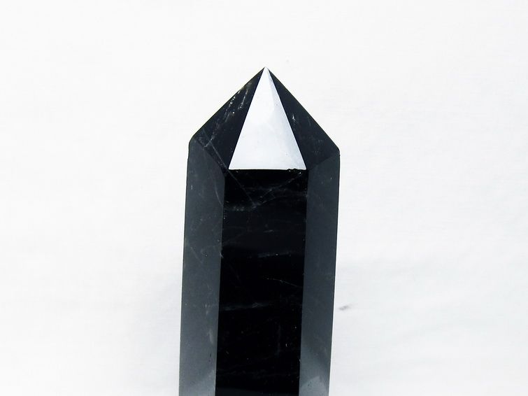 モリオン 純天然 黒水晶 六角柱[T43-8204] 3枚目