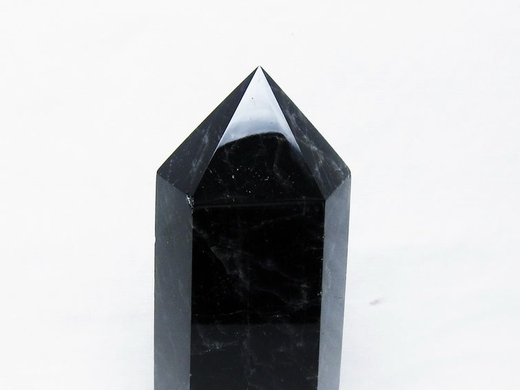 モリオン 純天然 黒水晶 六角柱[T43-8209] 2枚目