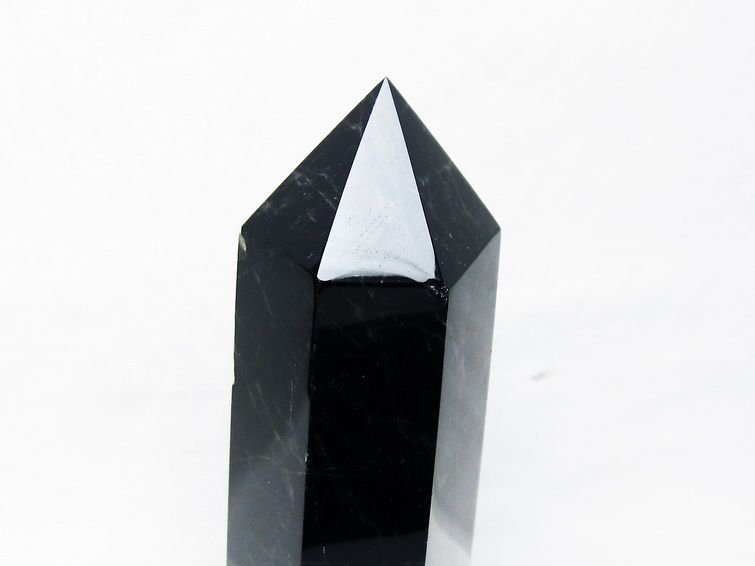 モリオン 純天然 黒水晶 六角柱[T43-8209] 3枚目