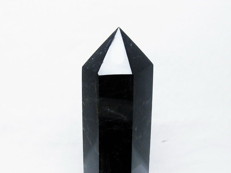 モリオン 純天然 黒水晶 六角柱[T43-8216] 3枚目