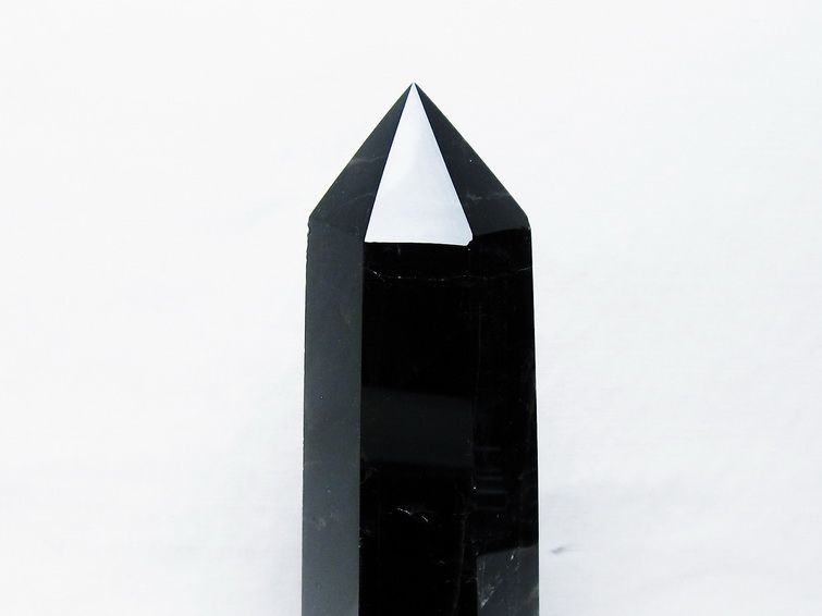 モリオン 純天然 黒水晶 六角柱[T43-8217] 3枚目