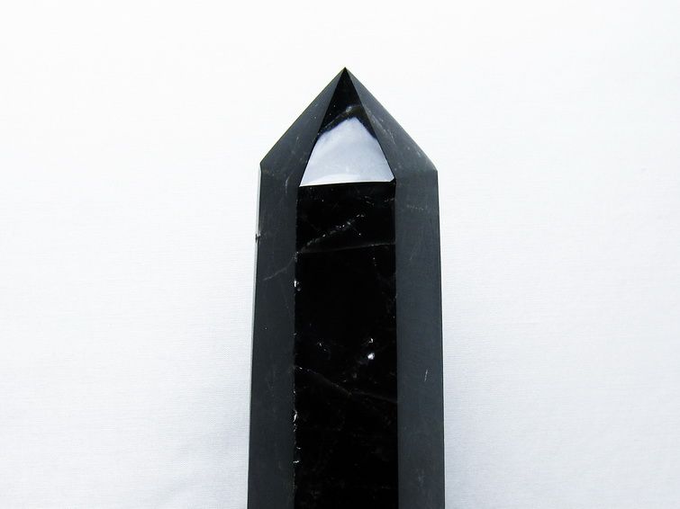 1.7Kg モリオン 純天然 黒水晶 六角柱[T43-8234] 3枚目