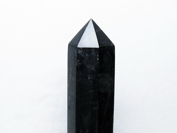 モリオン 純天然 黒水晶 六角柱[T43-8238] 3枚目