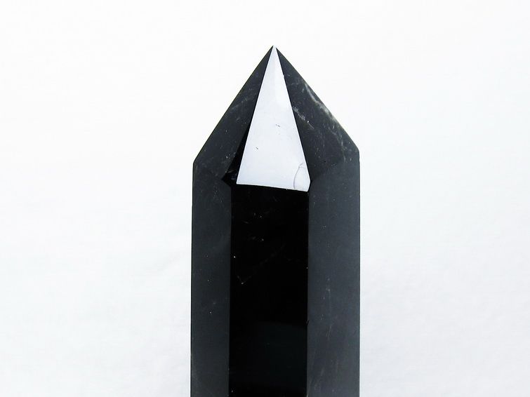 1.6Kg モリオン 純天然 黒水晶 六角柱[T43-8239] 3枚目