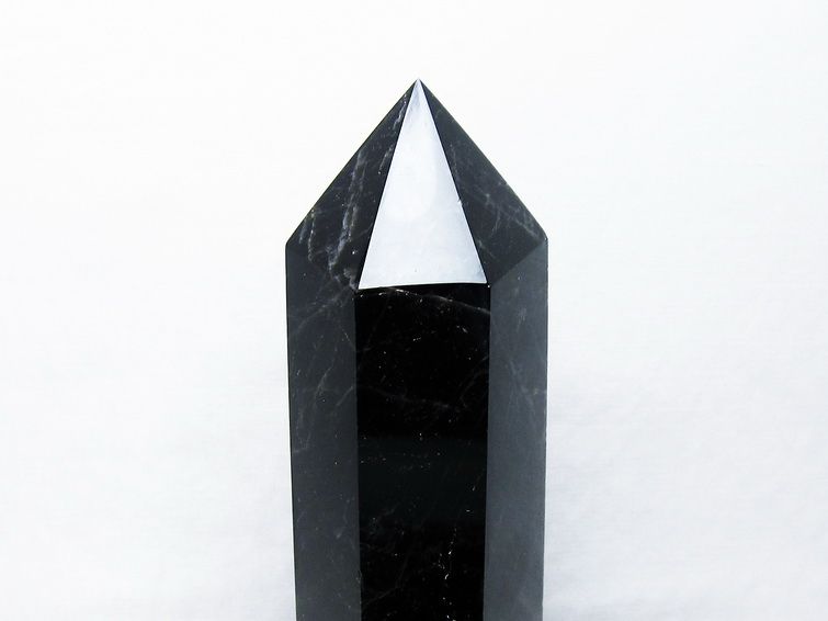 1.5Kg モリオン 純天然 黒水晶 六角柱[T43-8247] 3枚目