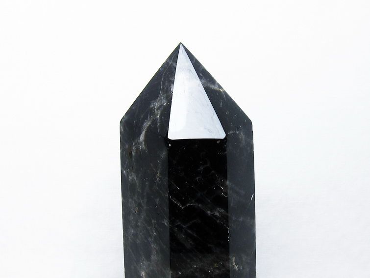 1.9Kg モリオン 純天然 黒水晶 六角柱[T43-8249] 3枚目