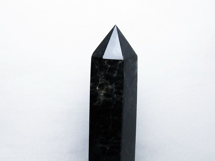 2.5Kg モリオン 純天然 黒水晶 六角柱[T43-8281] 3枚目