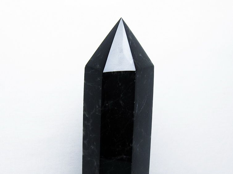 2.2Kg モリオン 純天然 黒水晶 六角柱[T43-8288] 3枚目