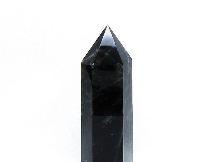 モリオン 純天然 黒水晶 六角柱 [t43-8345] 2枚目