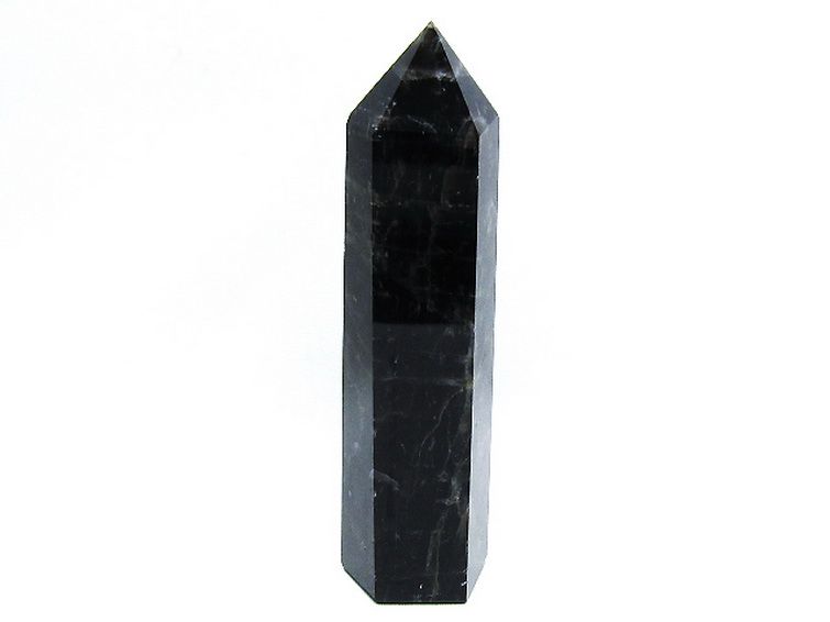 モリオン 純天然 黒水晶 六角柱 [t43-8348] 1枚目