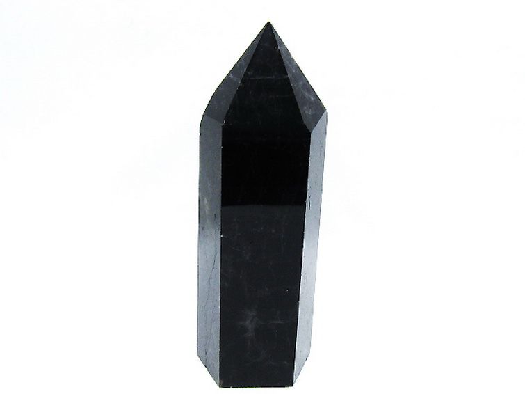 モリオン 純天然 黒水晶 六角柱[T43-8374] 1枚目