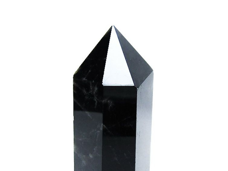 モリオン 純天然 黒水晶 六角柱[T43-8377] 3枚目