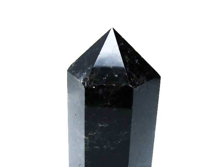 モリオン 純天然 黒水晶 六角柱 [t43-8383] 2枚目