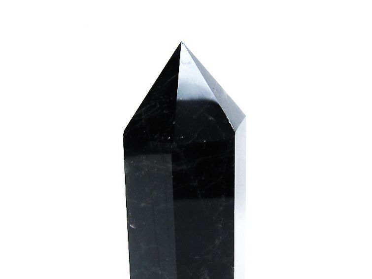 モリオン 純天然 黒水晶 六角柱[T43-8385] 3枚目