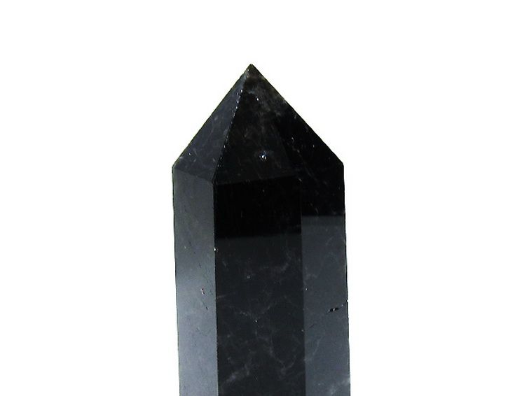 モリオン 純天然 黒水晶 六角柱[T43-8386] 2枚目
