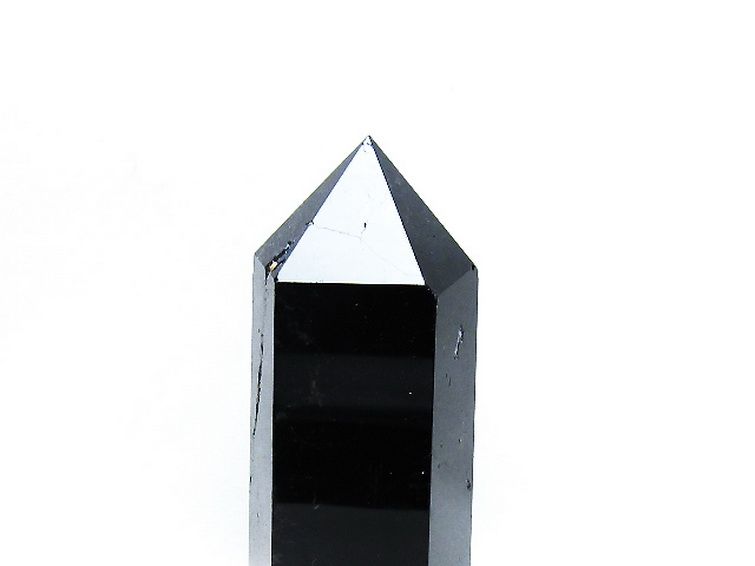 モリオン 純天然 黒水晶 六角柱[T43-8394] 2枚目