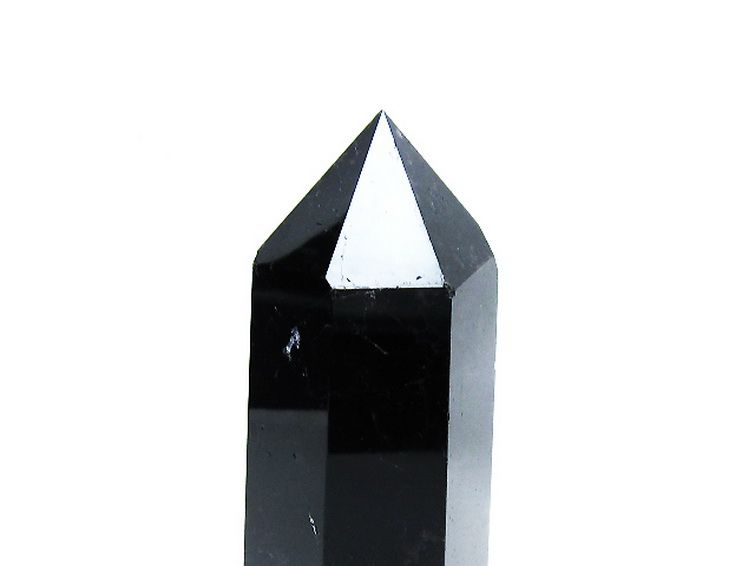 モリオン 純天然 黒水晶 六角柱[T43-8394] 3枚目