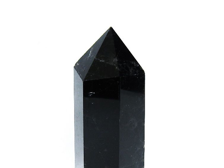 モリオン 純天然 黒水晶 六角柱[T43-8395] 2枚目