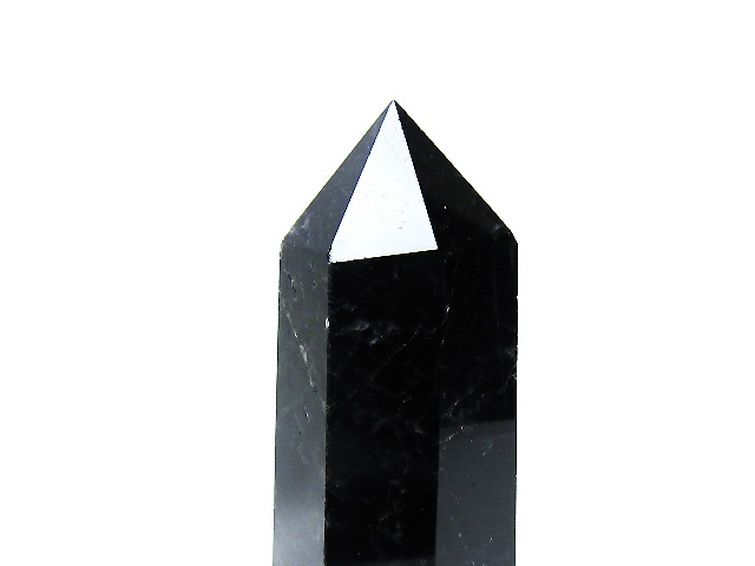 モリオン 純天然 黒水晶 六角柱[T43-8395] 3枚目