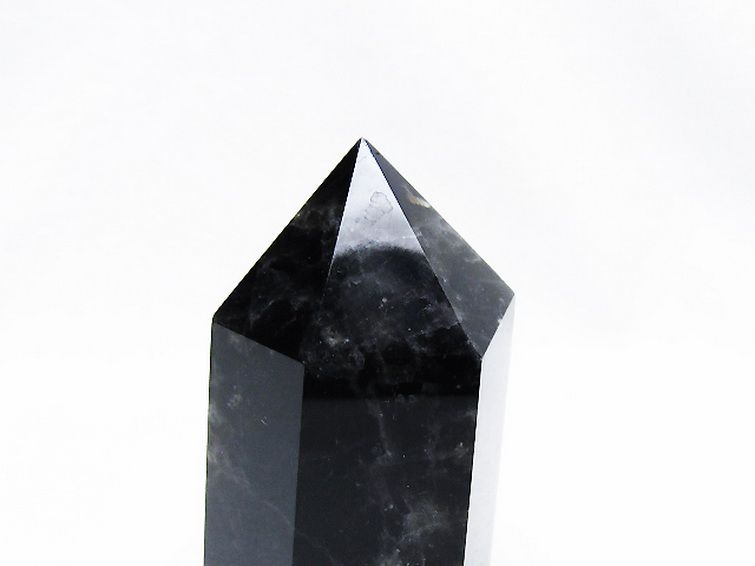 モリオン 純天然 黒水晶 六角柱 [t43-8430] 2枚目