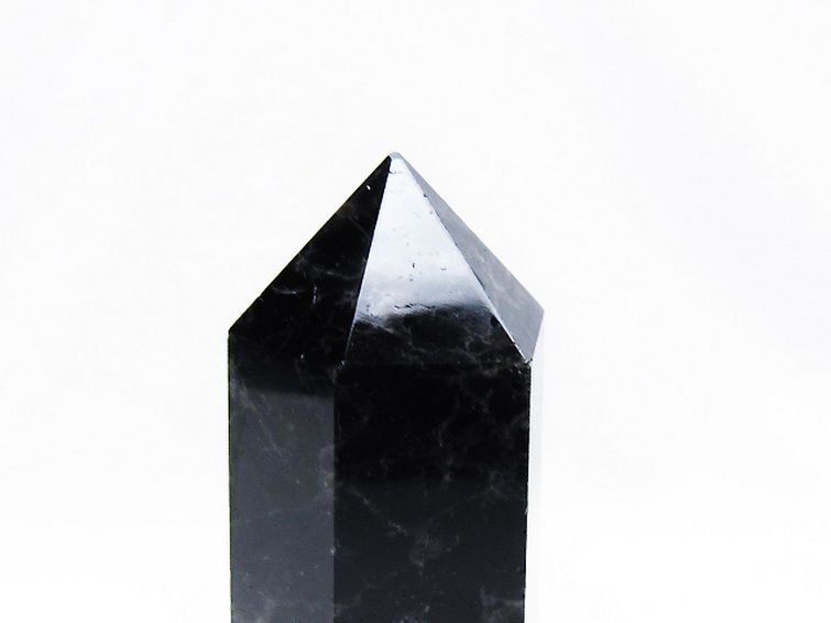 モリオン 純天然 黒水晶 六角柱 [t43-8438] 2枚目