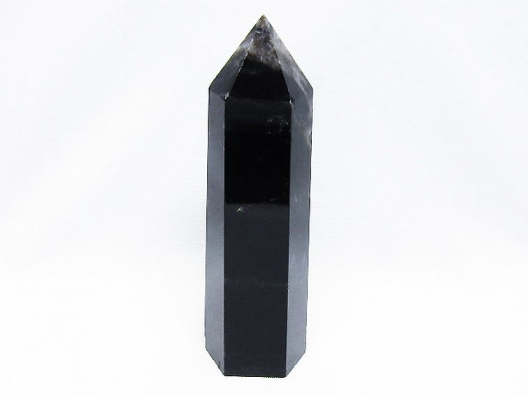 モリオン 純天然 黒水晶 六角柱 [t43-8460] 1枚目