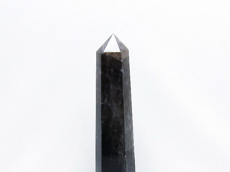 モリオン 純天然 黒水晶 六角柱[T43-8476] 2枚目