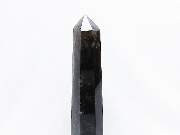 モリオン 純天然 黒水晶 六角柱[T43-8476] 3枚目