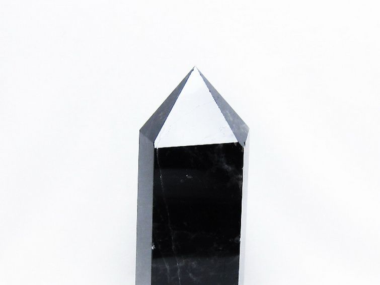モリオン 純天然 黒水晶 六角柱 [t43-8487] 2枚目