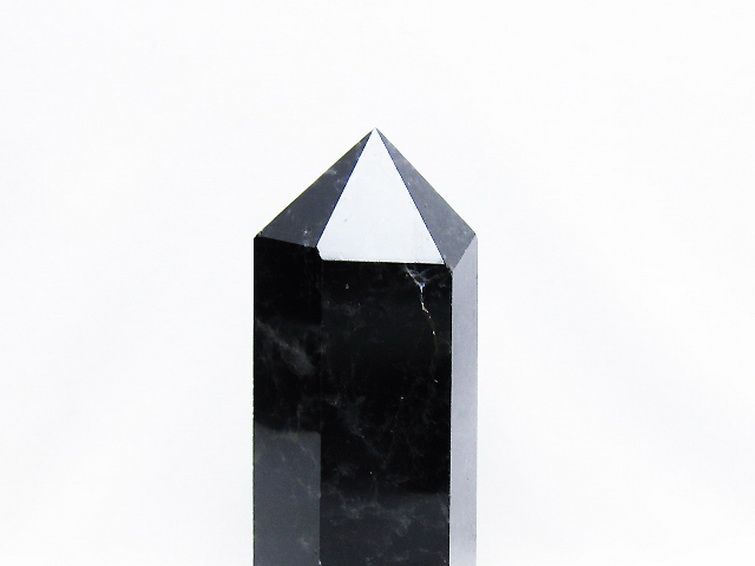 モリオン 純天然 黒水晶 六角柱 [t43-8488] 2枚目