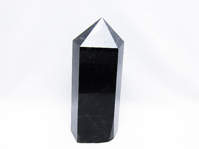モリオン 純天然 黒水晶 六角柱 [t43-8489] 1枚目