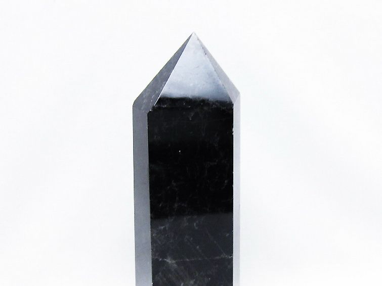モリオン 純天然 黒水晶 六角柱[T43-8502] 2枚目