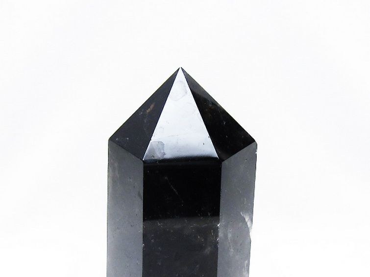 モリオン 純天然 黒水晶 六角柱 [t43-8507] 2枚目