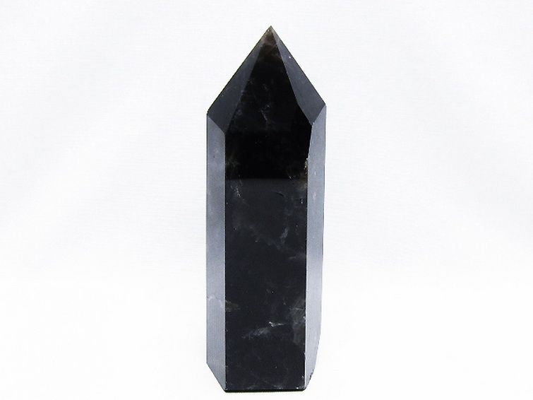モリオン 純天然 黒水晶 六角柱 [t43-8518] 1枚目