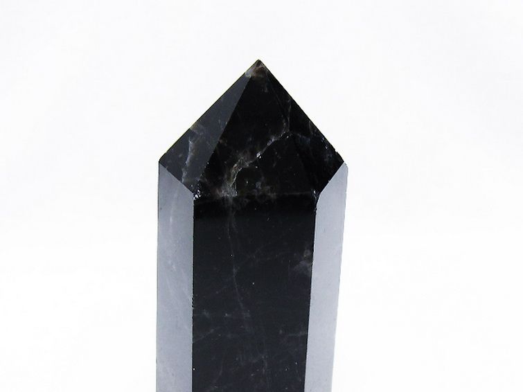 モリオン 純天然 黒水晶 六角柱[T43-8532] 2枚目