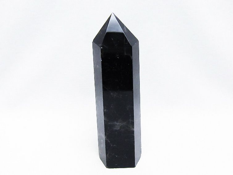 モリオン 純天然 黒水晶 六角柱 [t43-8543] 1枚目