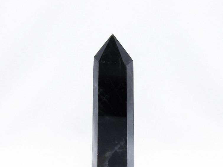 モリオン 純天然 黒水晶 六角柱[T43-8546] 2枚目