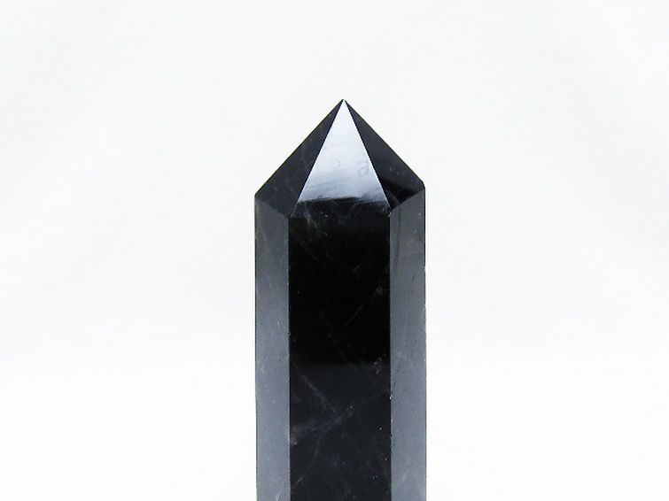 モリオン 純天然 黒水晶 六角柱[T43-8557] 2枚目